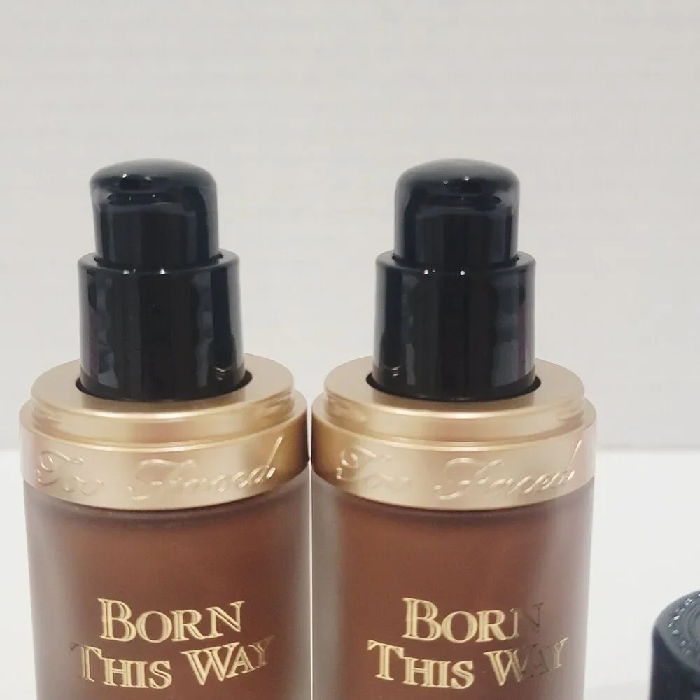 Too Faced Born This Way Lot GANACHE Undetectable Med to Full Foundation 1.0 Oz